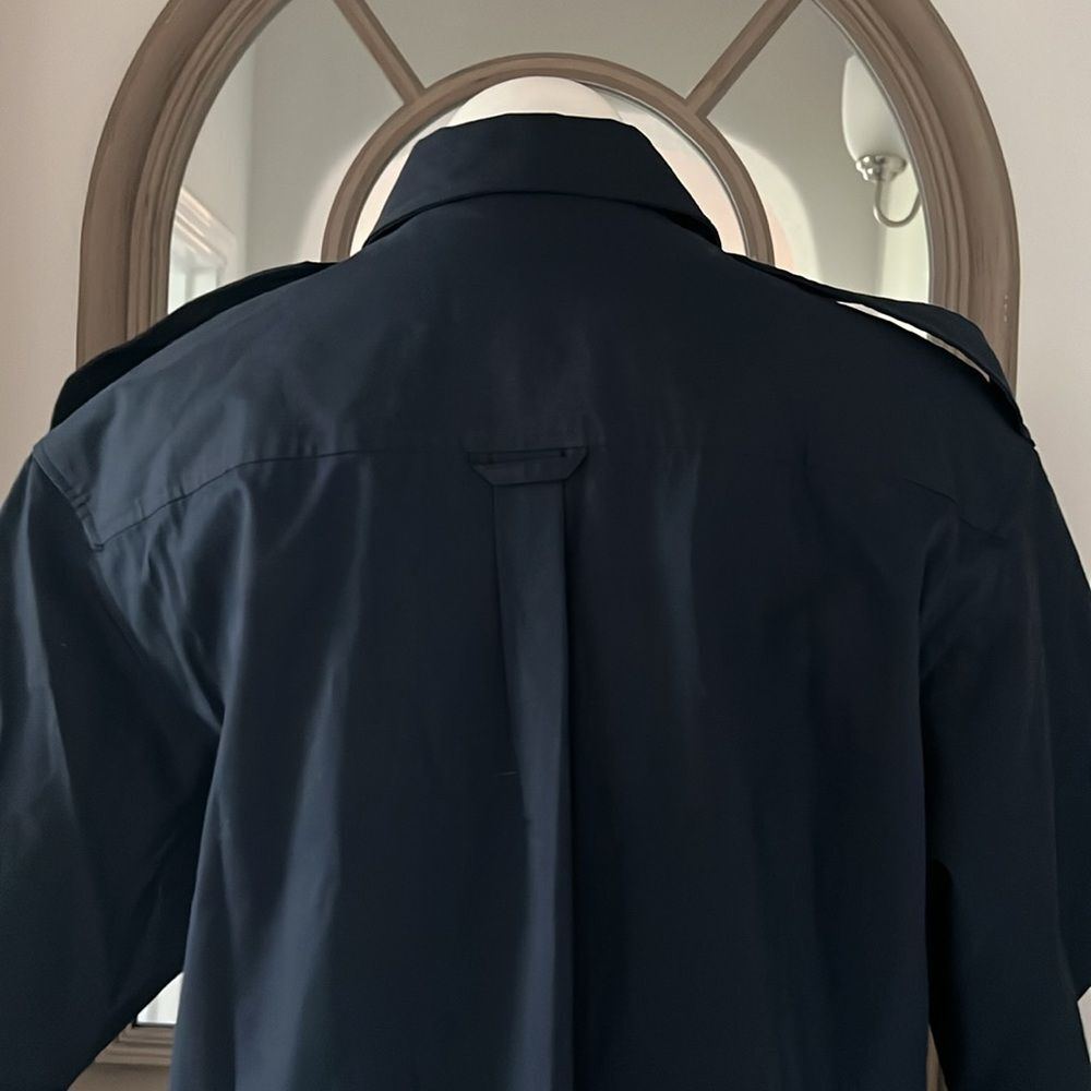 G. Label by GOOP Roxanne Utility Boxy Shirtdress, Navy, NWT, Size 8 - Picture 7 of 12